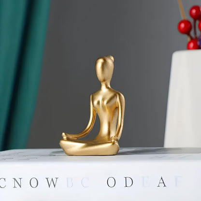 Zen Meditating Woman Statue for Home Decor and Yoga Enthusiasts