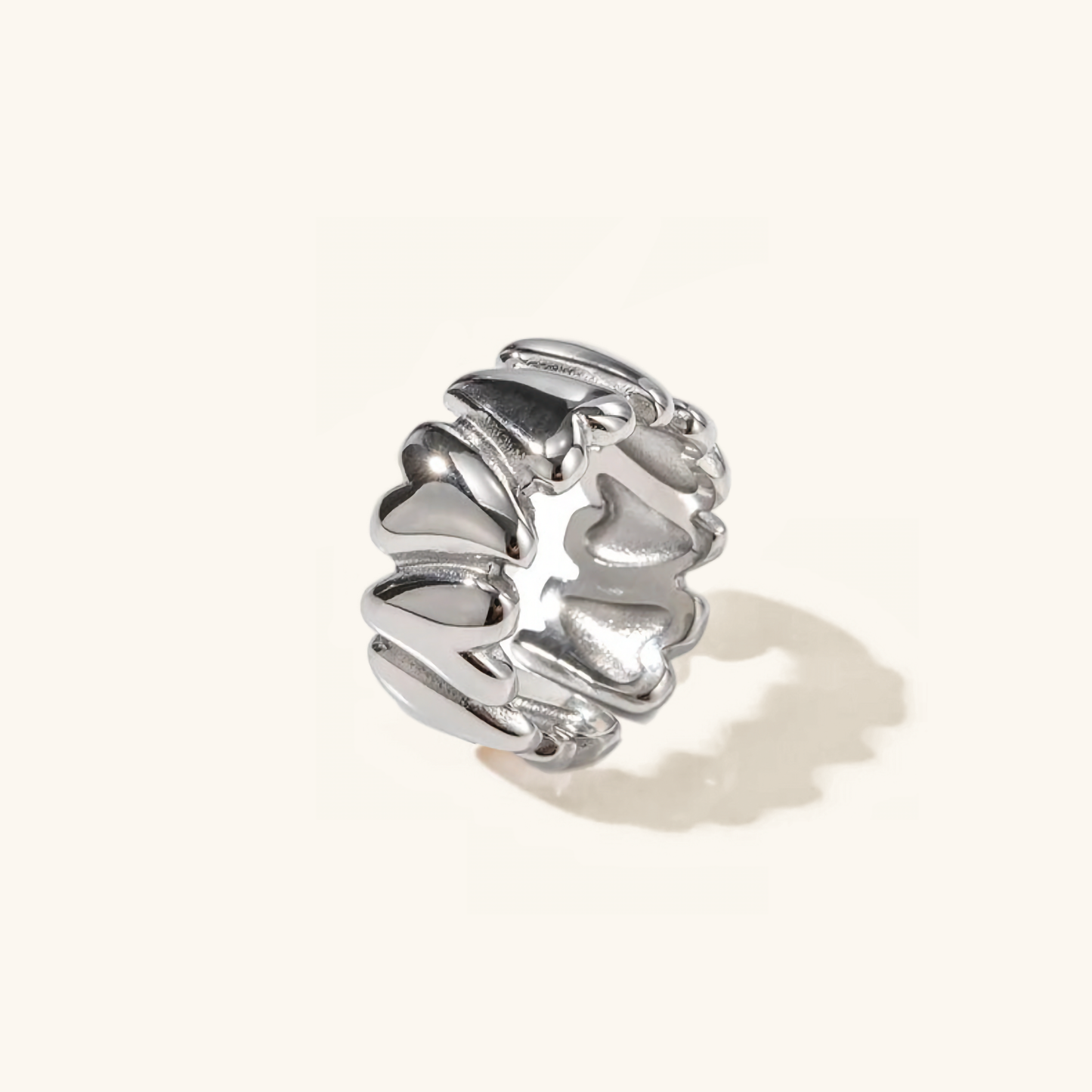 Cecilia - Sculpted Heart Ring — perfect for those who value comfort and design.
