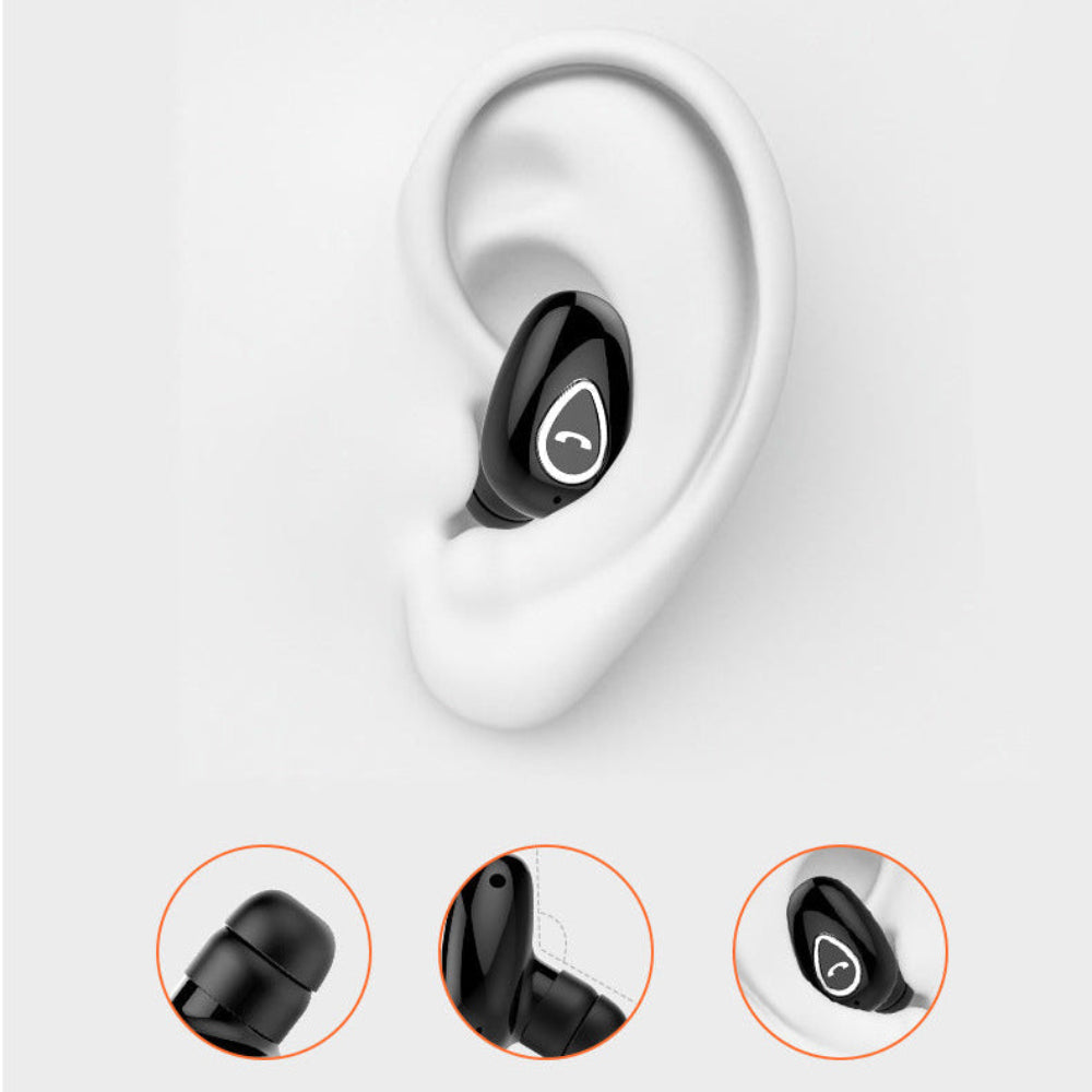 Bluetooth-Ohrhörer, kabellos, mini, unsichtbar, einseitig