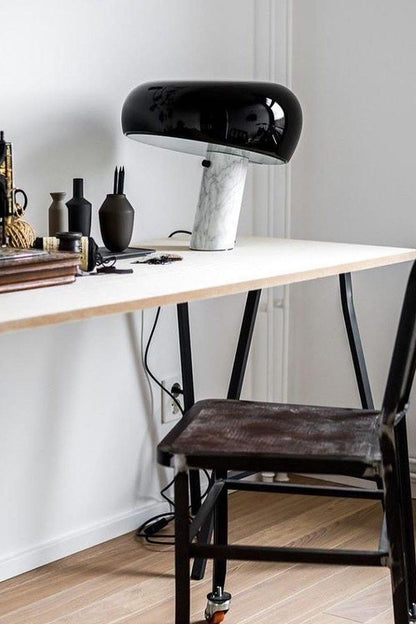 Lampe de table élégante en marbre pour chambre, salon et bureau
