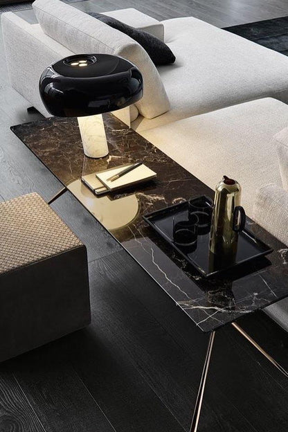 Lampe de table élégante en marbre pour chambre, salon et bureau