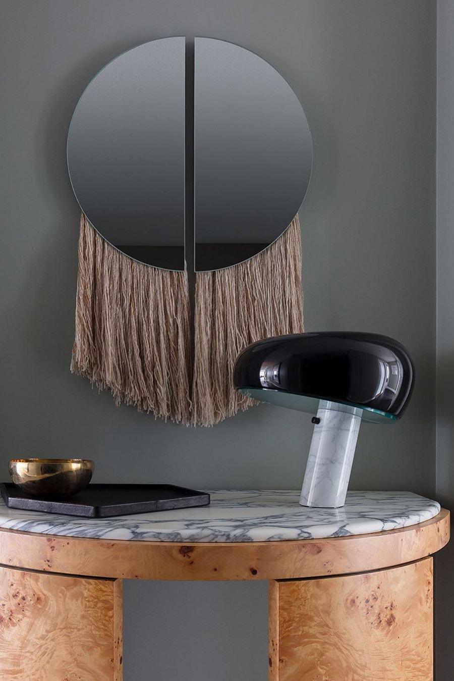 Lampe de table élégante en marbre pour chambre, salon et bureau