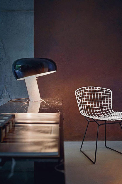 Lampe de table élégante en marbre pour chambre, salon et bureau