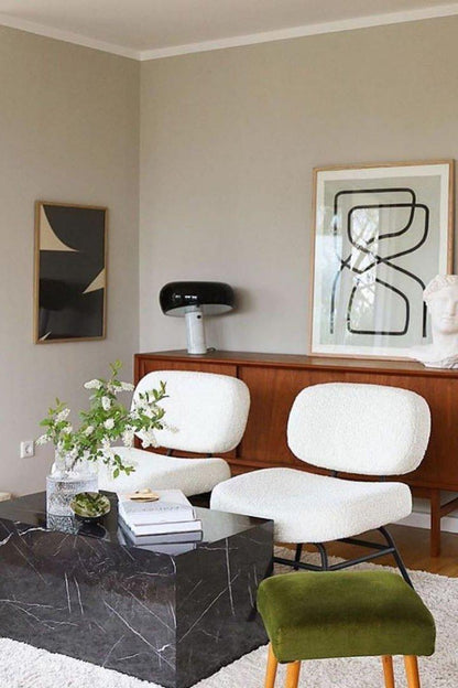 Lampe de table élégante en marbre pour chambre, salon et bureau