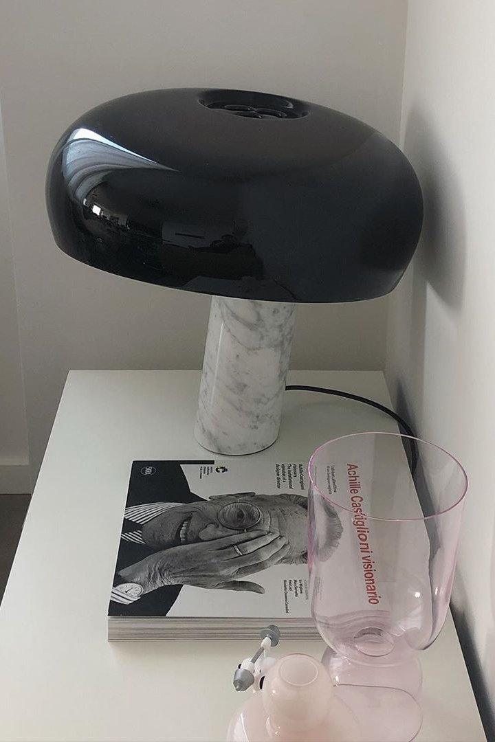 Lampe de table élégante en marbre pour chambre, salon et bureau