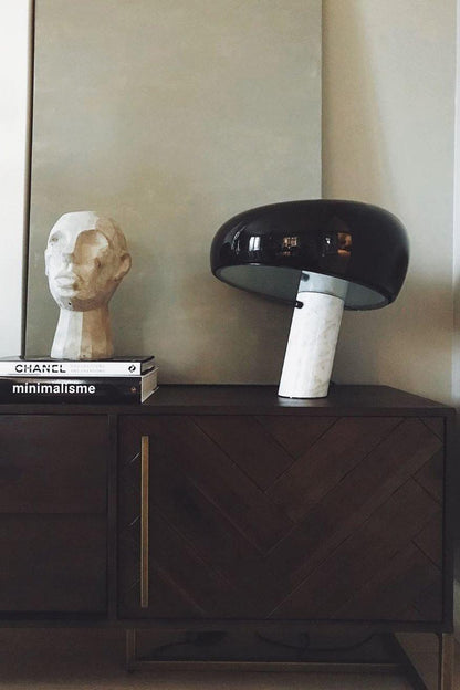 Lampe de table élégante en marbre pour chambre, salon et bureau