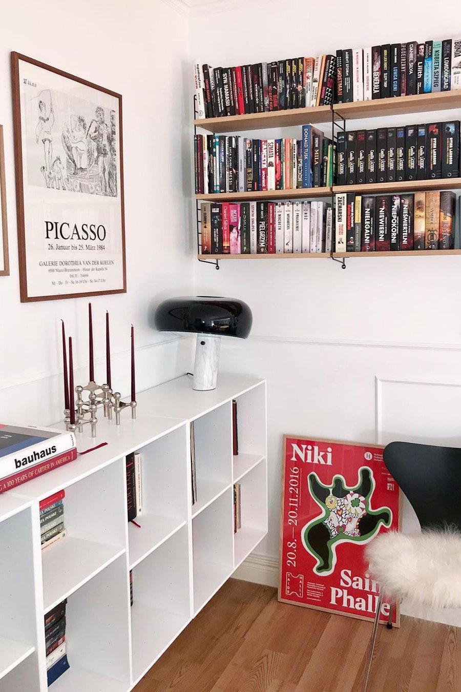 Lampe de table élégante en marbre pour chambre, salon et bureau