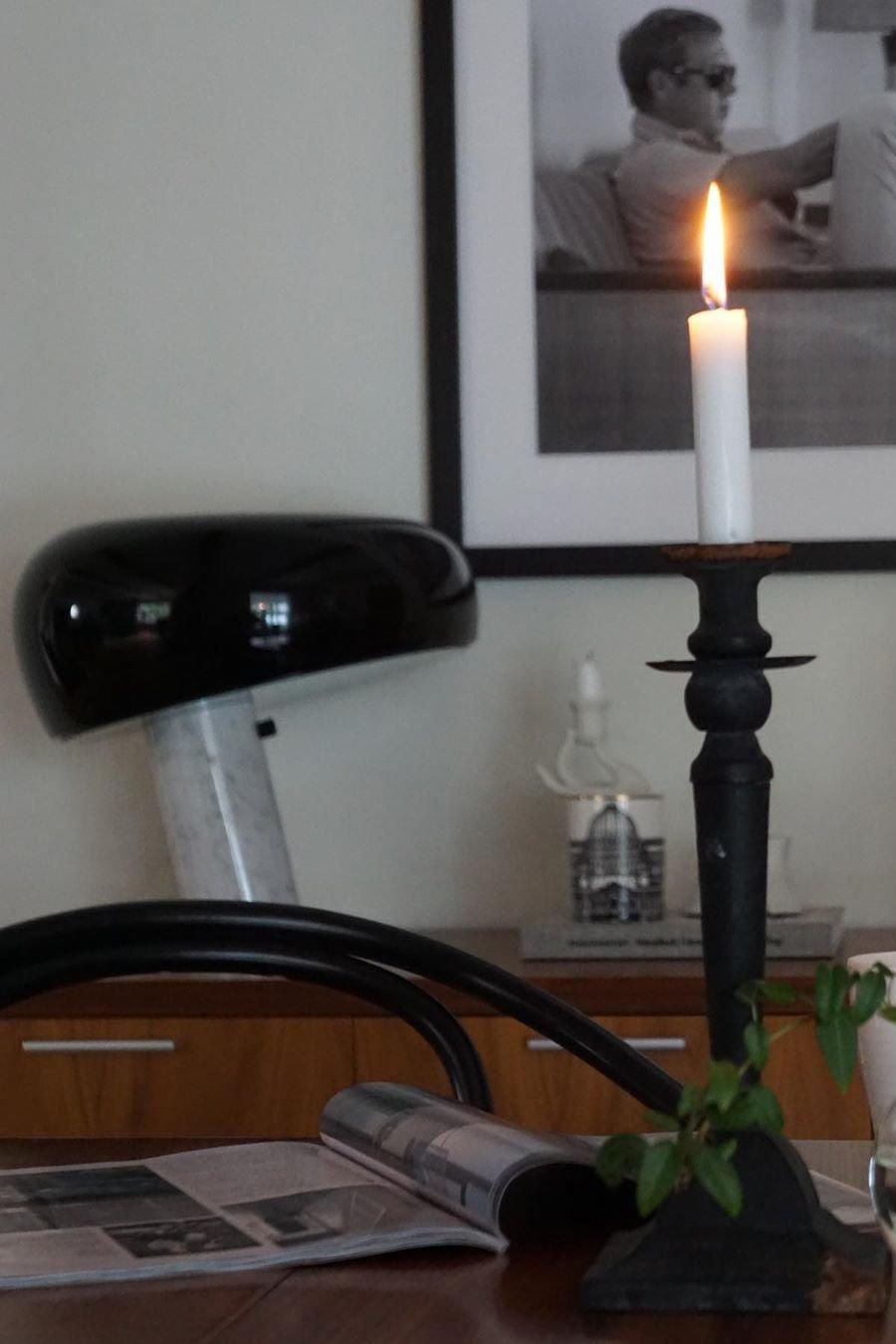 Lampe de table élégante en marbre pour chambre, salon et bureau