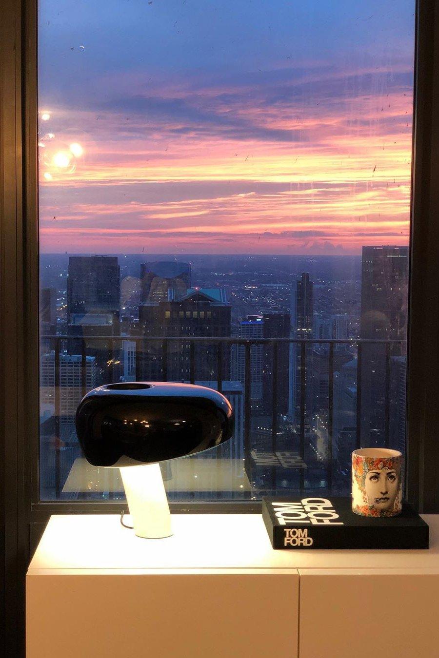 Lampe de table élégante en marbre pour chambre, salon et bureau