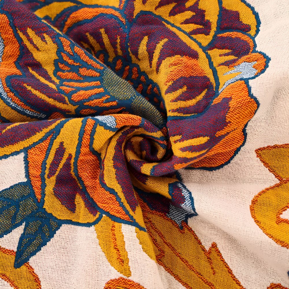 Cozy Reversible Floral Throw Blanket for Home Decor & Comfort