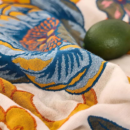 Cozy Reversible Floral Throw Blanket for Home Decor & Comfort