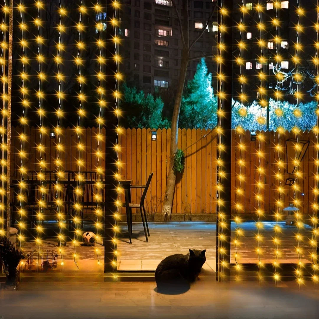 Lampe solaire solaire - Vorhangdesign - Gartendekoration