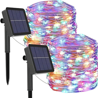 Guirlande lumineuse solaire - Außenbeleuchtung - Weihnachtsdekoration