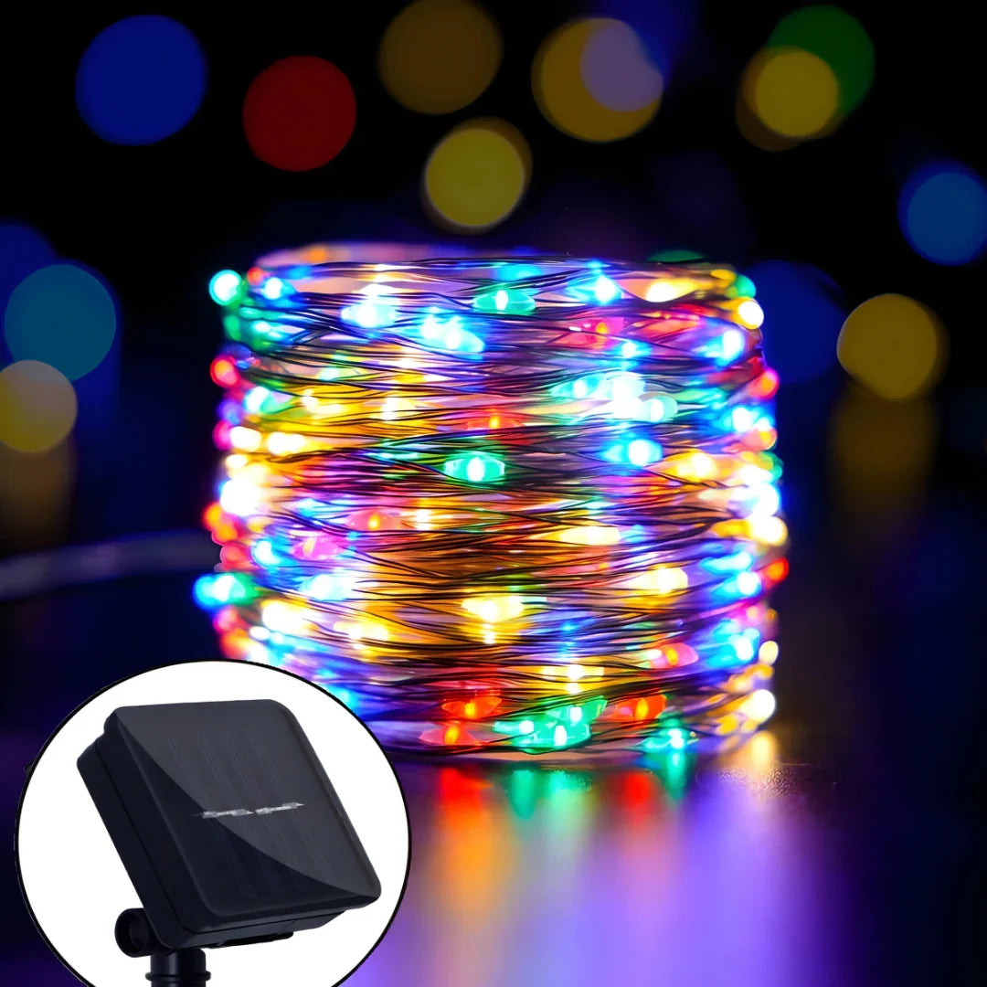 Solar Fairy String Lights - Außenbeleuchtung - Weihnachtsdekoration