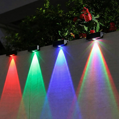Lampes de jardin solaires LED intelligentes, étanches IP65, plafonnier extérieur à couleurs changeantes