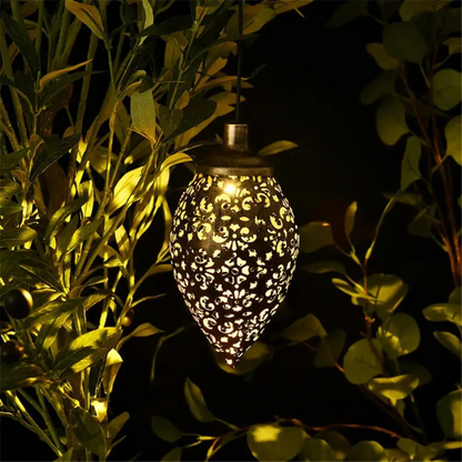 Lampes solaires de jardin à motifs marocains – Plafonnier solaire d'extérieur
