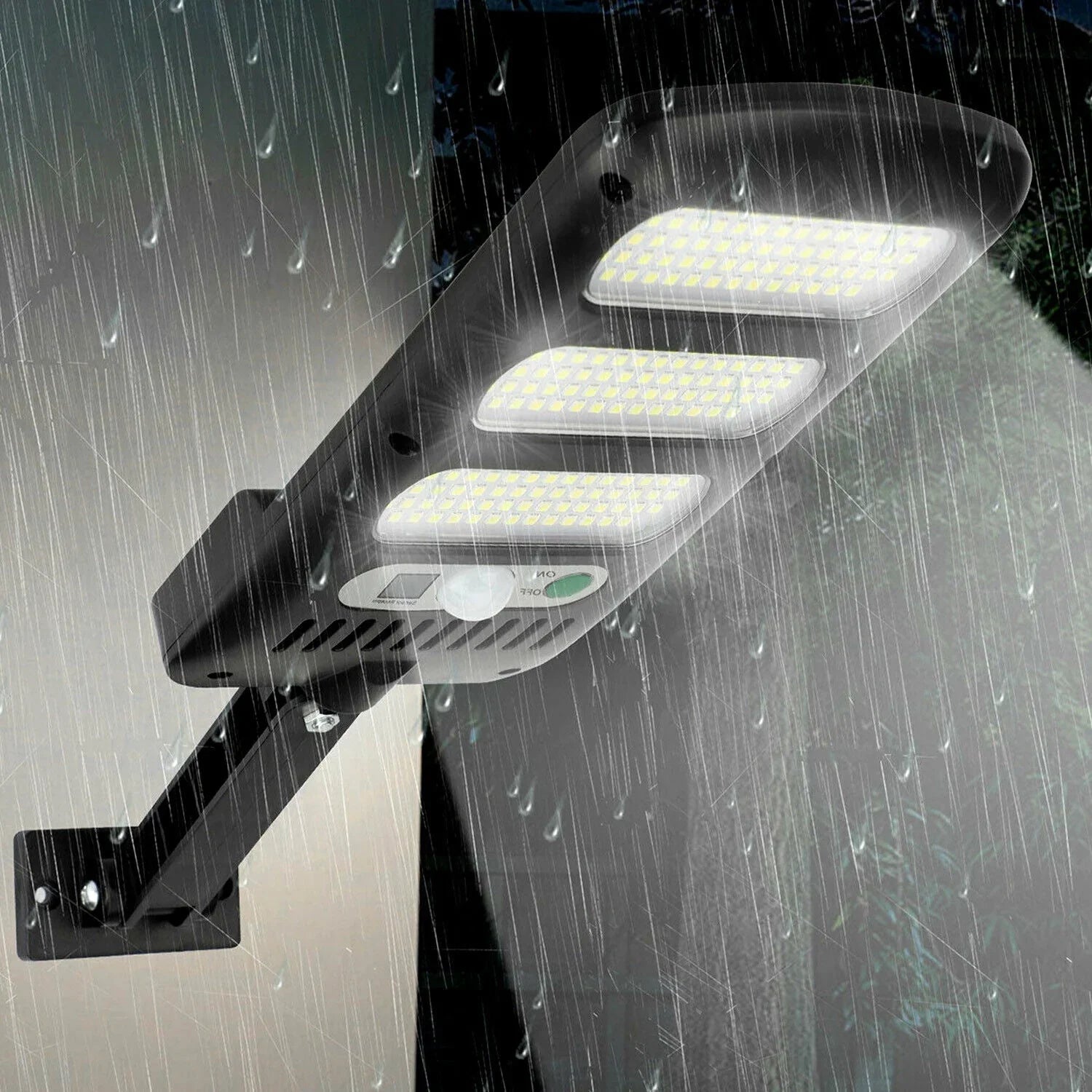 Solar-Straßenlampe - LED-Bewegungsmelder - Wetterfestes Design