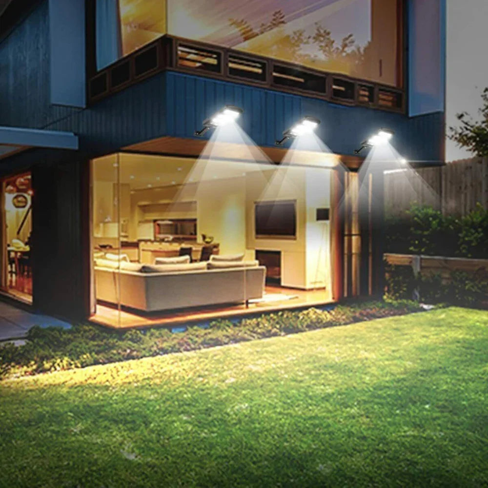 Lampe de rue solaire - LED-Bewegungsmelder - Wetterfestes Design