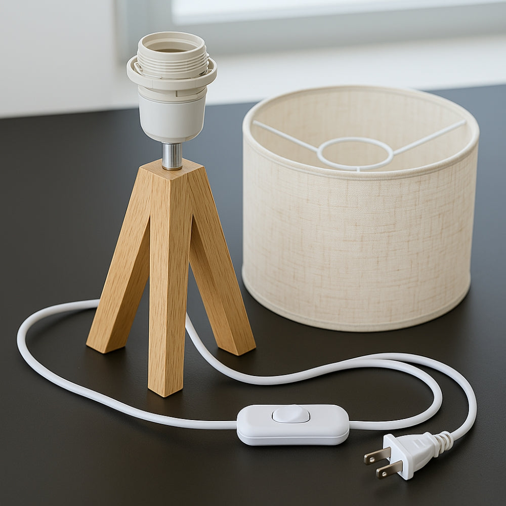 Lampe de table trépied minimaliste moderne pour salon et chambre