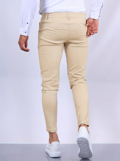 Chino-Hosen | Slim Fit | Business Casual | Skinny Chinos | Herren-Hosen