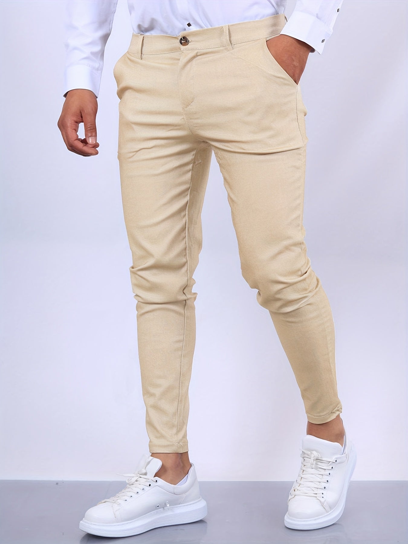 Chino-Hosen | Slim Fit | Business Casual | Skinny Chinos | Herren-Hosen