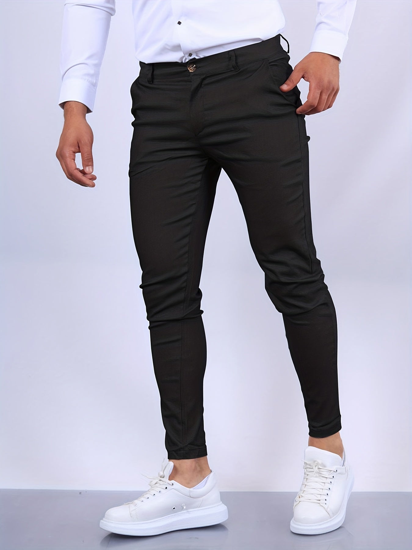 Chino-Hosen | Slim Fit | Business Casual | Skinny Chinos | Herren-Hosen