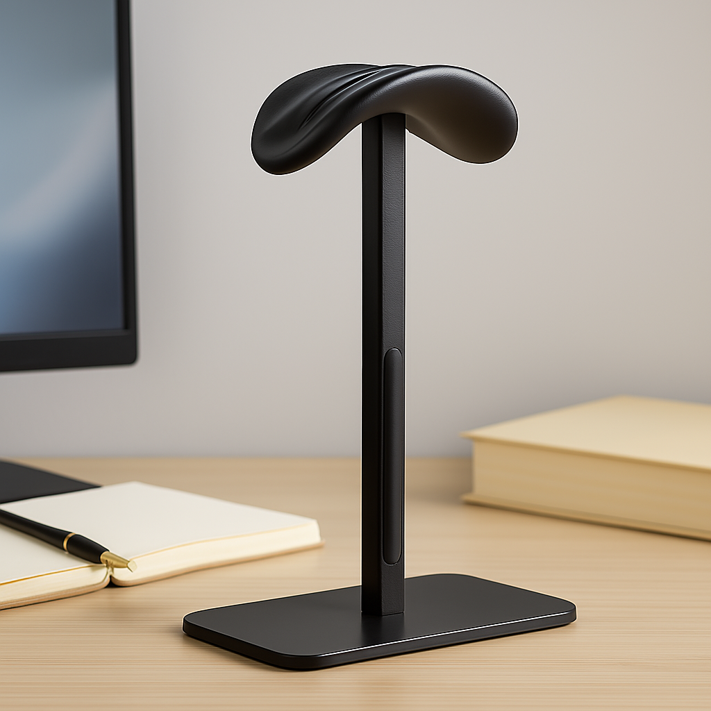 Stylish Headphone Stand with Stable Base for Over-Ear Headsets