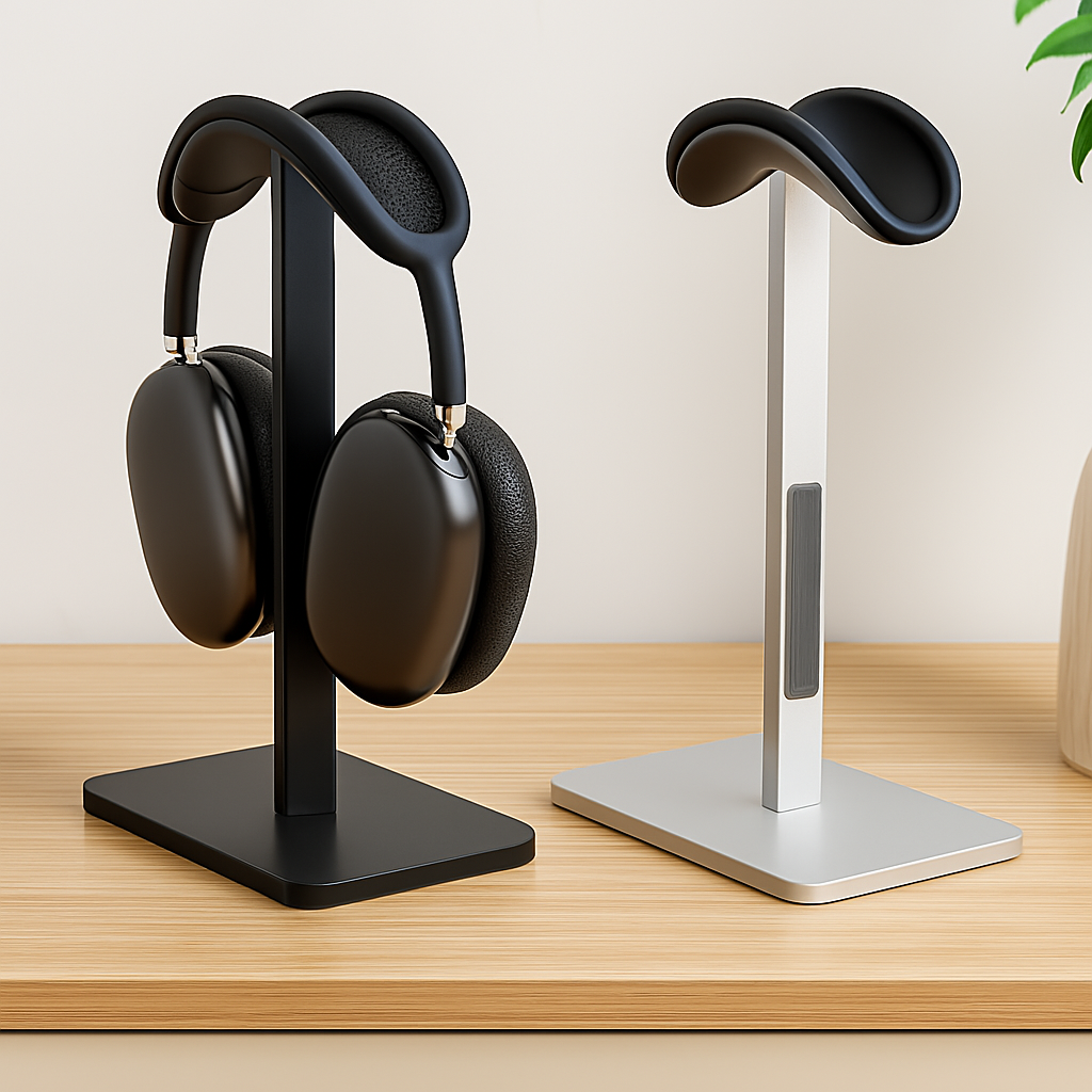 Stylish Headphone Stand with Stable Base for Over-Ear Headsets