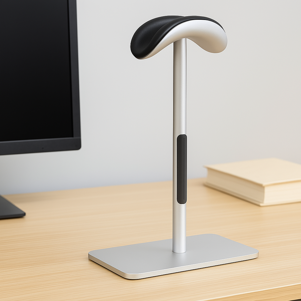 Stylish Headphone Stand with Stable Base for Over-Ear Headsets