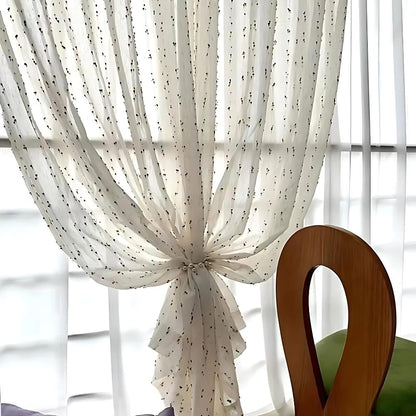 Suikerbonen Regenboog Tulle Gordijn