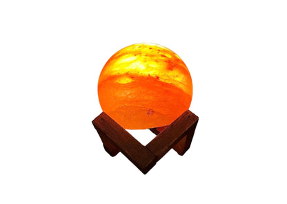 Lampe de sel naturel de l'Himalaya - Lampe en cristal artisanale pour la décoration et le bien-être de la maison