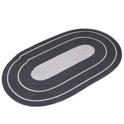 Bohemian Sun Spiral Oval Area Rug for Living Room & Bedroom Decor