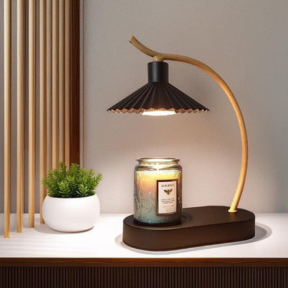 Lampe chauffe-bougie à huiles essentielles pour l'aromathérapie et la diffusion de parfum dans la maison