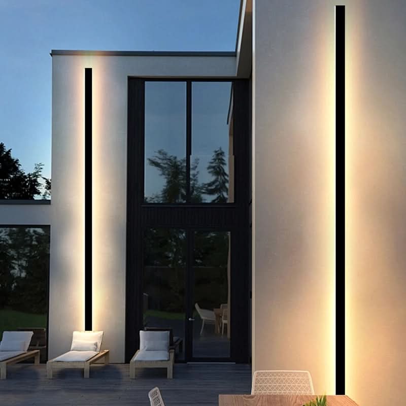 Applique murale LED extérieure IP65 - Design minimaliste et moderne pour jardin et terrasse