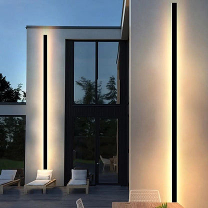 Applique murale LED extérieure IP65 - Design minimaliste et moderne pour jardin et terrasse
