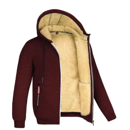 Cardigan Rits pour hommes – Warme Winterlaag met Zachte Voering