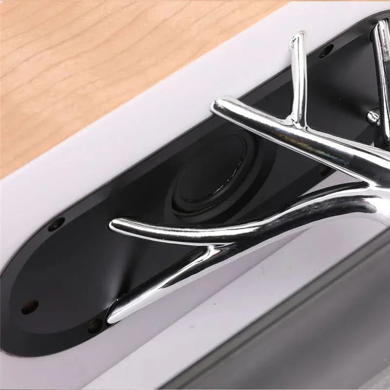 Lampe de table intelligente avec haut-parleur Bluetooth et chargeur sans fil