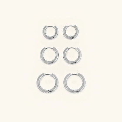 Bea - Classic Round Hoop Earrings — perfect for those who value comfort and design.