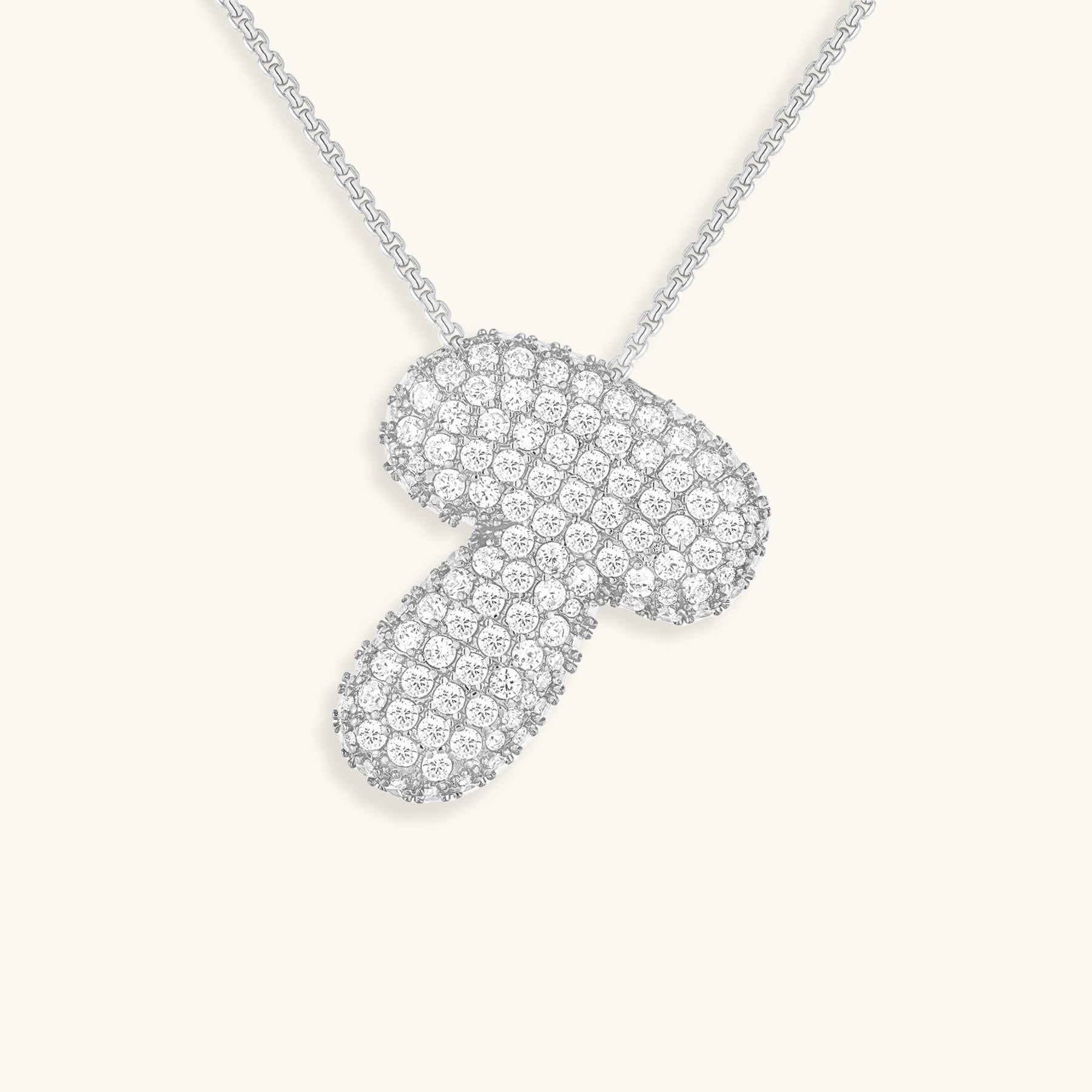 Esme - Bubble Initial Diamond Necklace — designed to inspire your lifestyle.