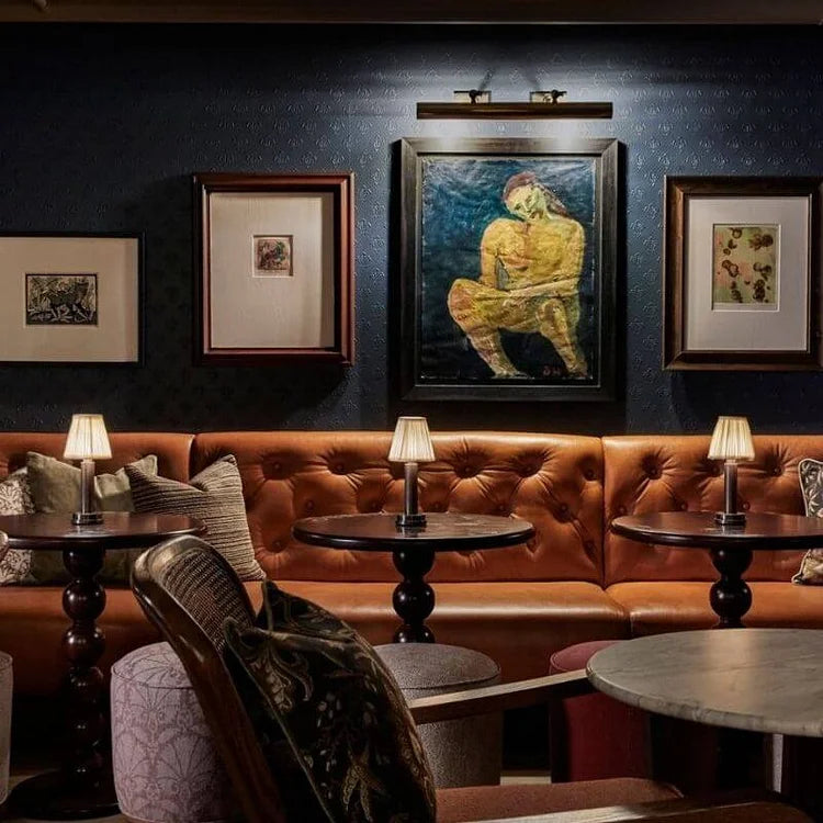 Vintage Brass Table Lamp with LED | Retro Style Lighting for Home