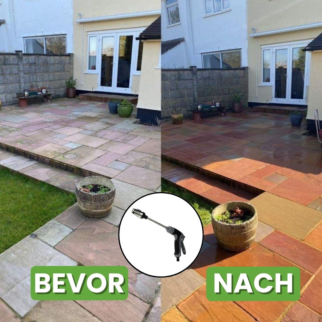 Turbowasher - Leistungsstarker Hochdruckreiniger für jeden Gartenschlauch - Sonderangebot 1+1 Gratis