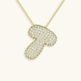 Esme - Bubble Initial Diamond Necklace — designed to inspire your lifestyle.