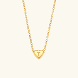 Juliette - Heart Initial Gold Necklace — crafted for everyday quality.
