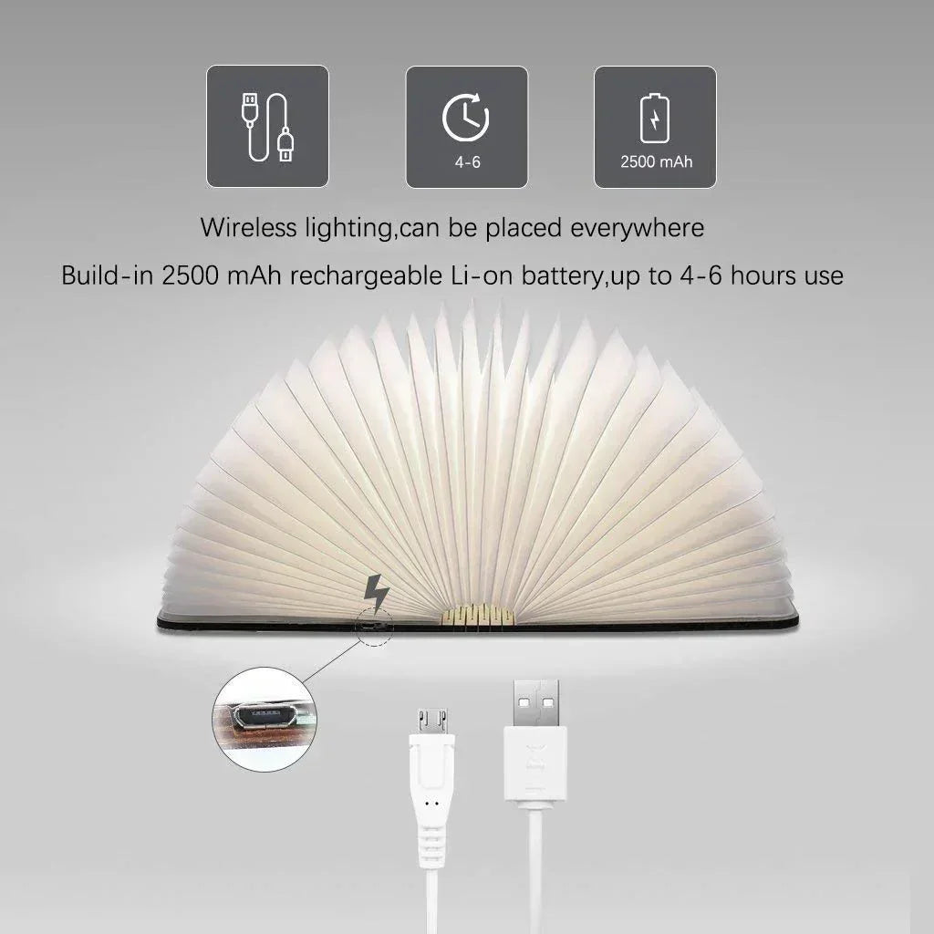 Tischlampe - Faltbares Design - LED-Beleuchtung