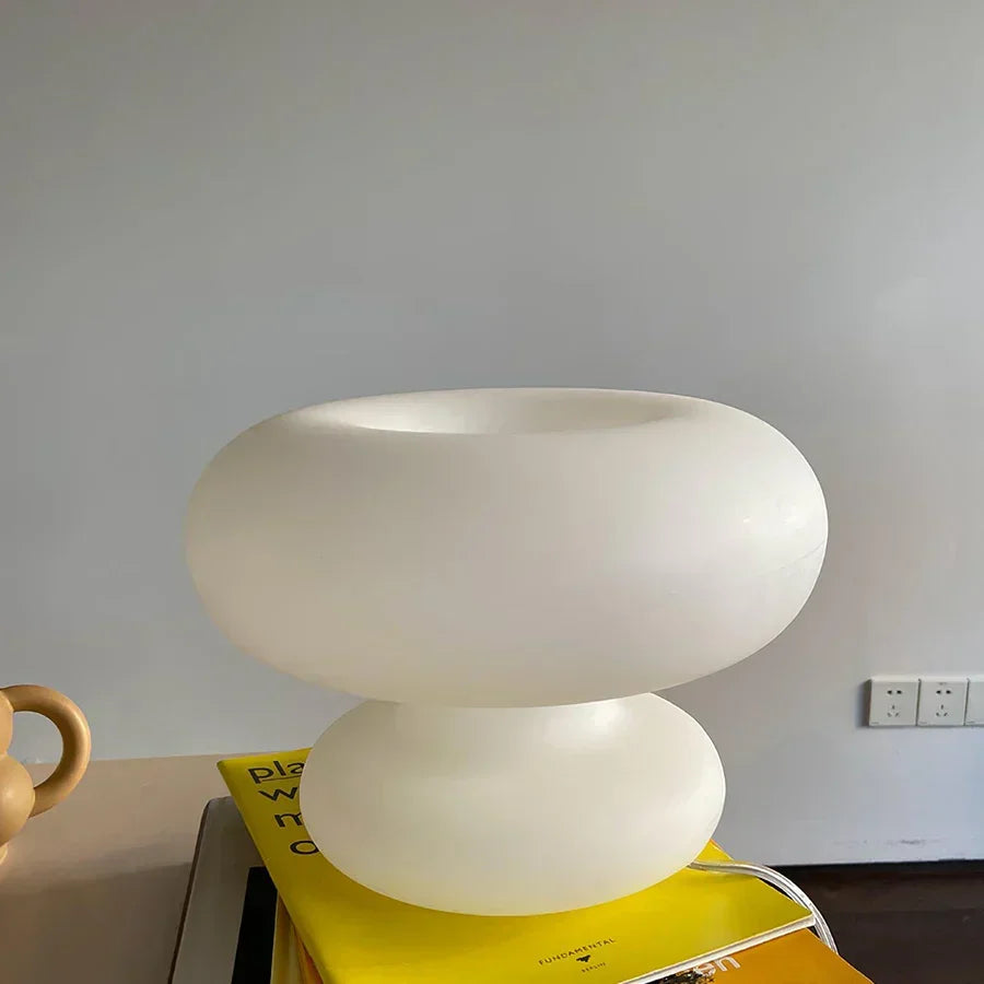 Tischlampe - Mattiertes Glas - Sanfte Beleuchtung