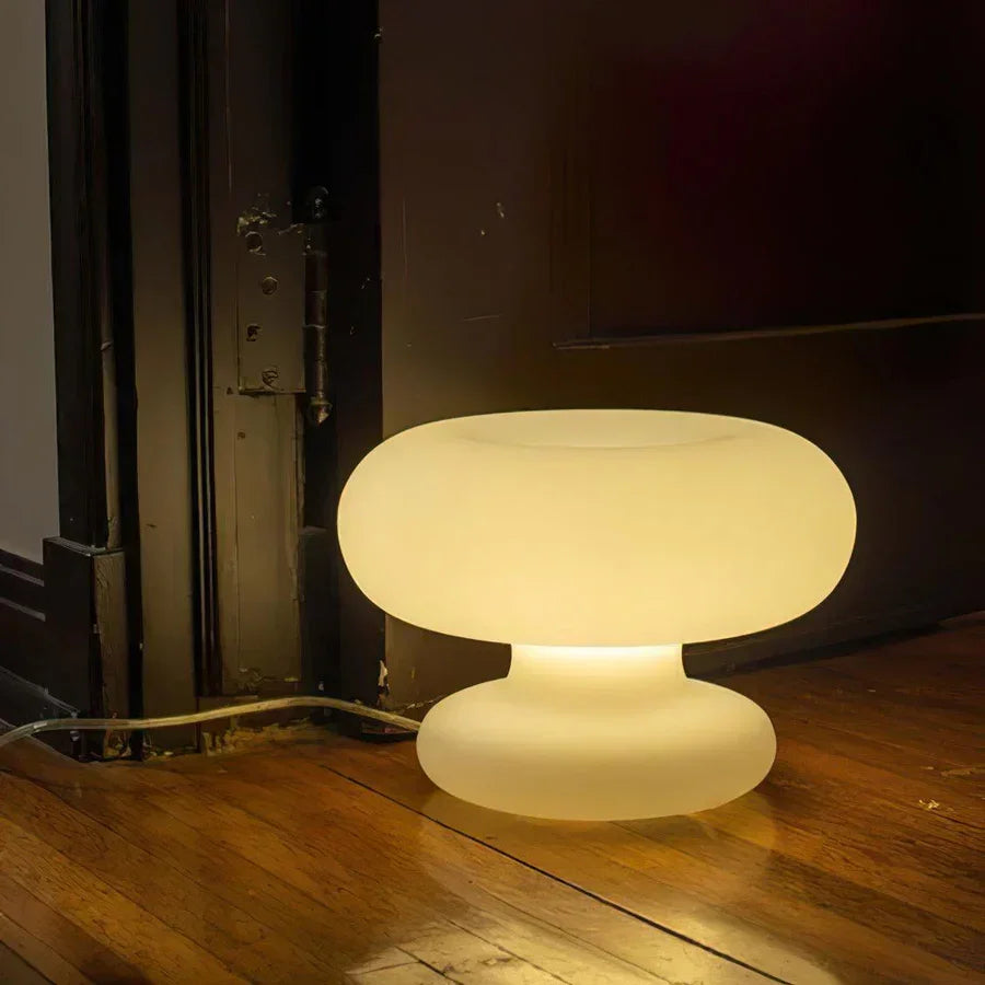 Tischlampe - Mattiertes Glas - Sanfte Beleuchtung