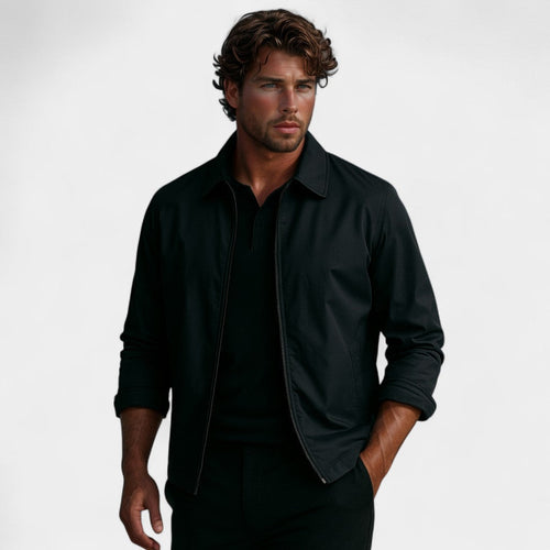 Riche Herren Nylonjacke – Coupe-vent léger et minimaliste