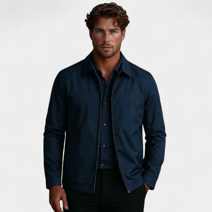 Riche Herren Nylonjacke – Coupe-vent léger et minimaliste