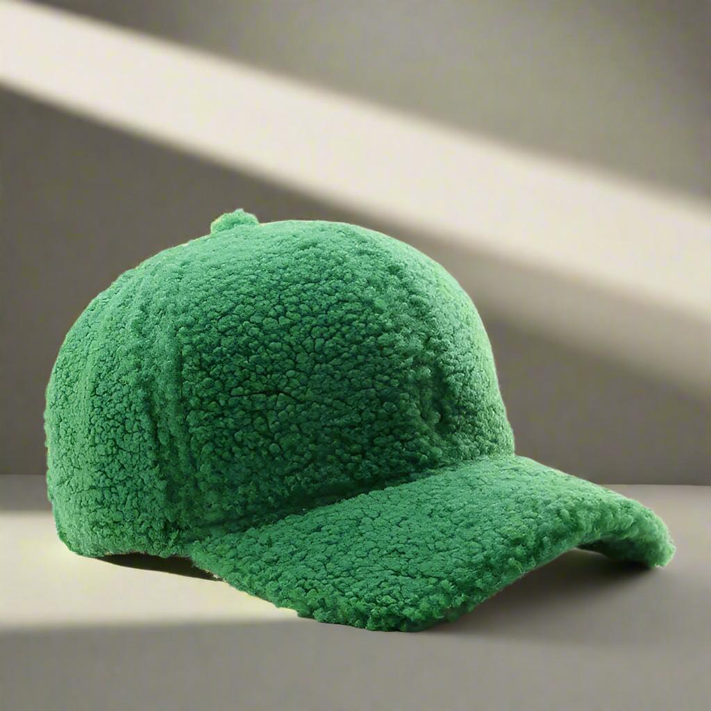 Bonnet de baseball en polaire douce effet peluche | Bonnet d'hiver ajustable pour enfants