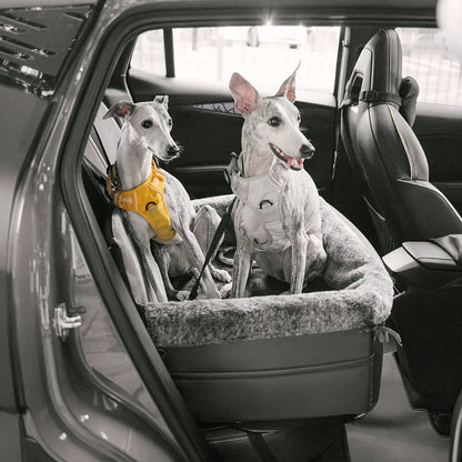 All-Season Dog Car Seat Bed for Travel Safety - Pet Booster Seat